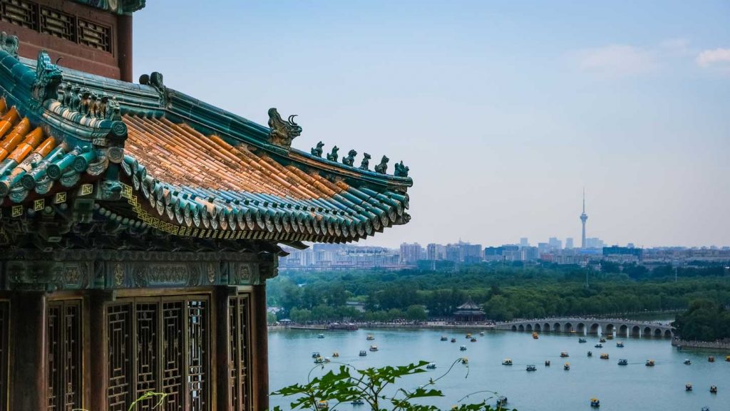 北京蔚蓝天空的自信