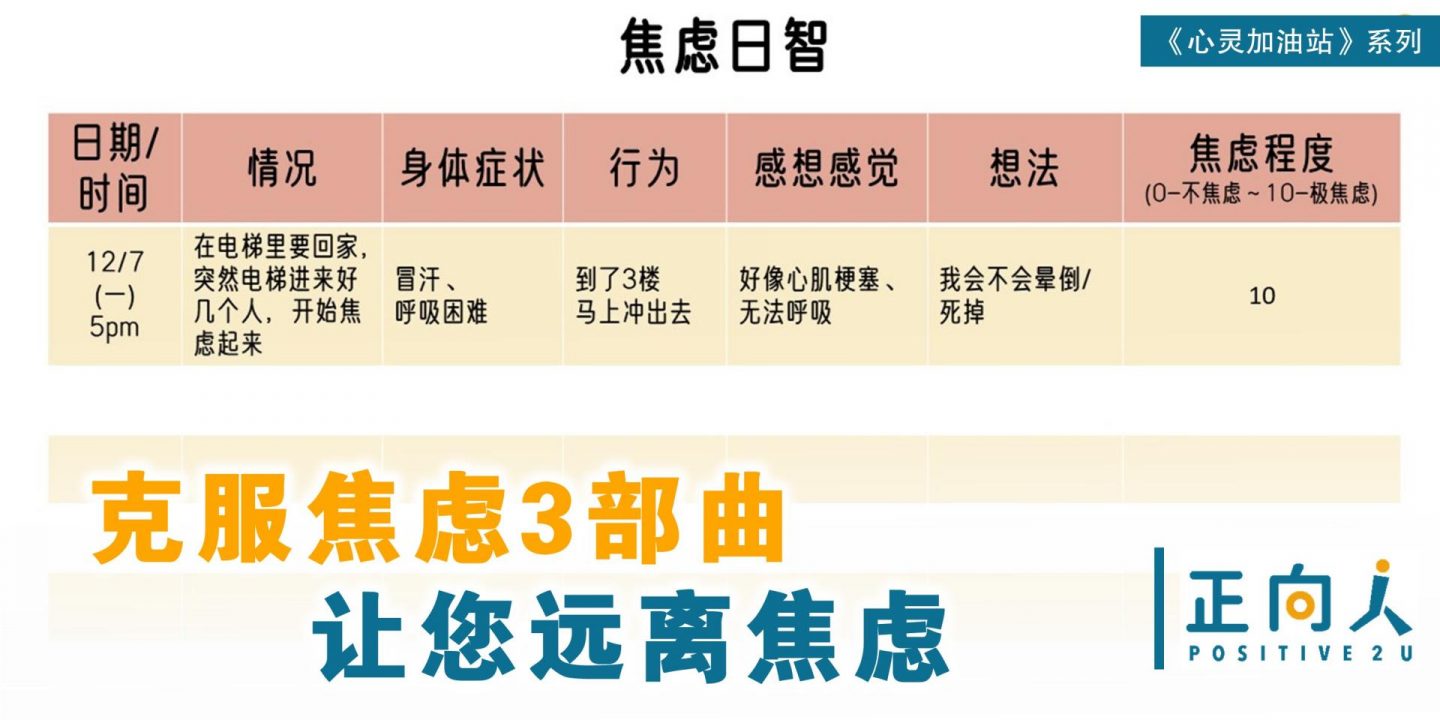 【心灵体操】克服焦虑3部曲，让您远离焦虑